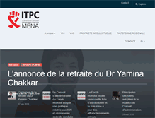 Tablet Screenshot of itpcmena.org